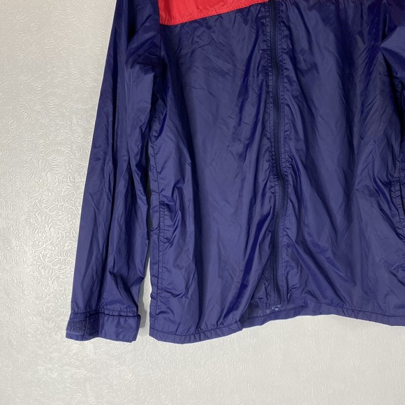 Vineyard Vines Boys XL Size 16 Red Navy Blue Windbreaker - Picture 2 of 9